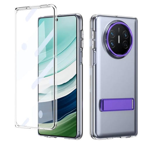 Funda híbrida TPU Huawei Mate X5 con soporte PC y protección contra heladas (Morado)