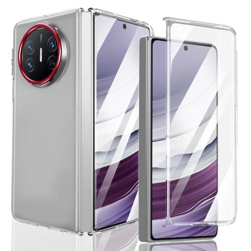 Funda PC Transparente Integrada Huawei Mate X5 Serie Plegable Lce (Roja)