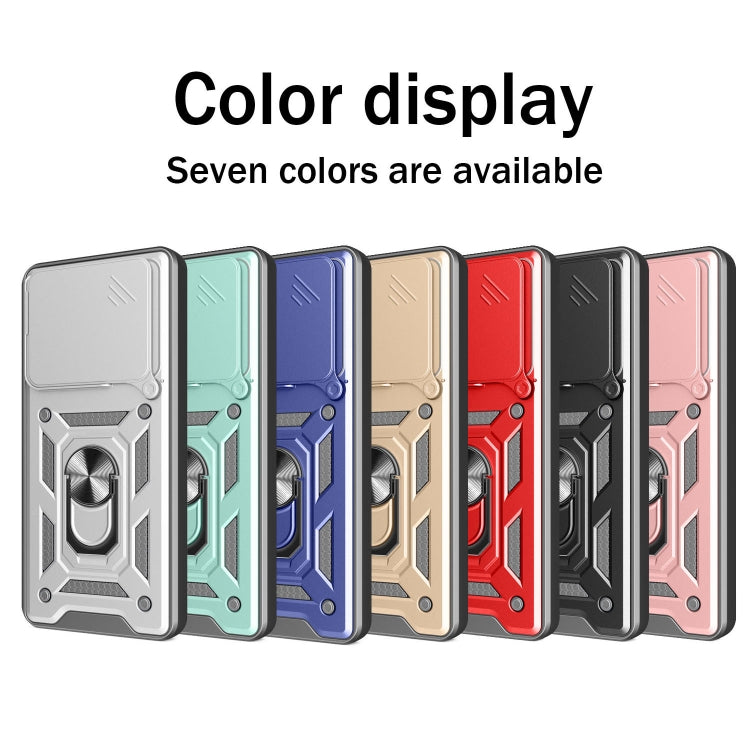 Funda para Teléfono For Nothing 2A TPU y PC con Cåmara Deslizante (Azul)