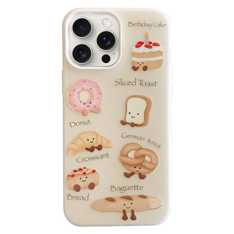 Funda híbrida para iPhone 14 Pro Max TPU a prueba de golpes con dibujos animados (Serie Bread)