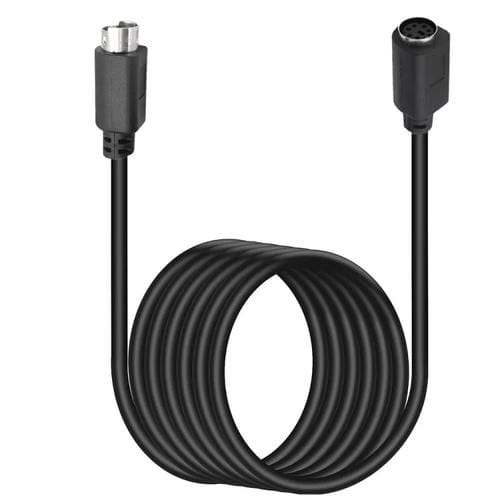 Cable de Extensión Mini Din 6 Pines 3 Metros Macho a Hembra Recto