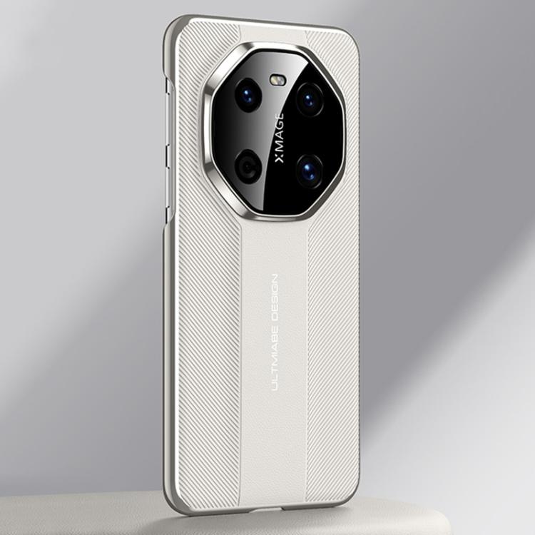 Funda de Piel SintĂ©tica para Huawei Mate 40 con Diseño de Ăltima Moda (Blanca)