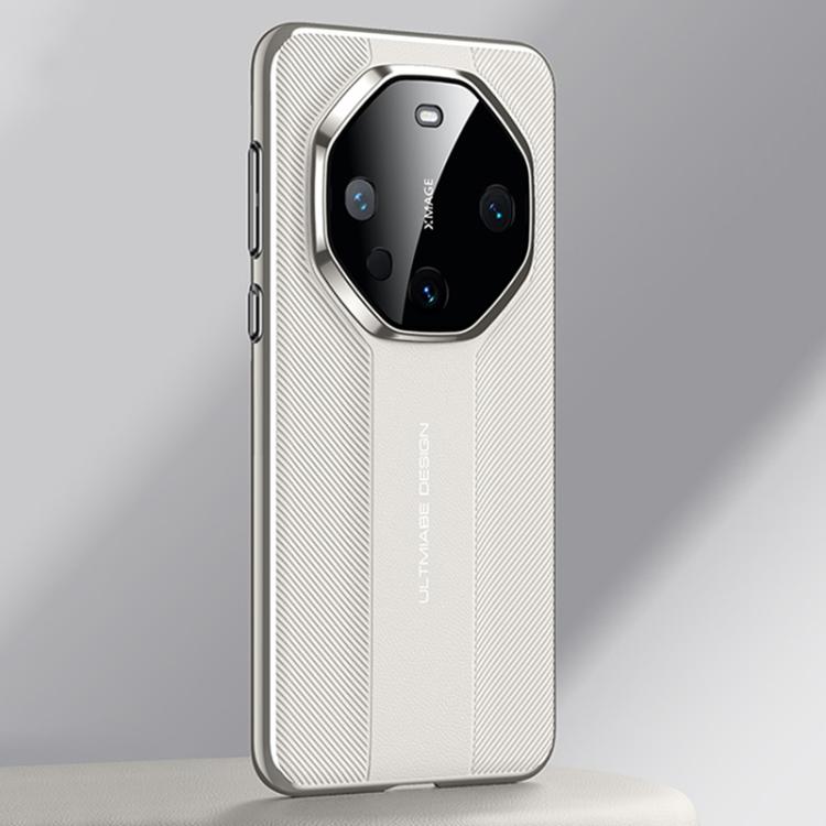 Funda Piel Sintética Huawei Mate 60 Diseño Última Generación (Blanca)