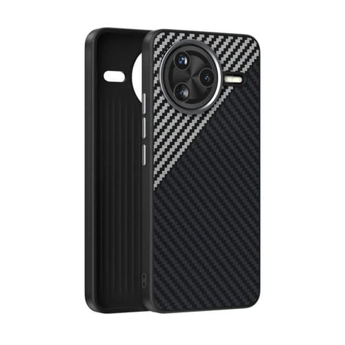 Funda para Teléfono Redmi K80 Pro Abeel C Carbon Fiber Series 6D Micro Relief Magsafe (Negro y Gris)