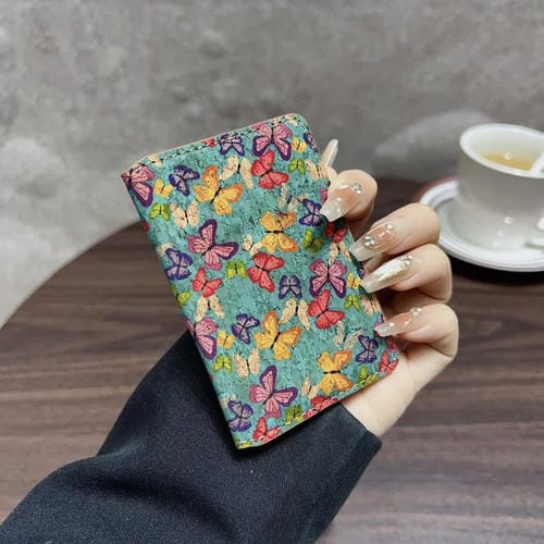Funda Magnética Ultradelgada Para Tarjetas De Teléfono Denior V15 (Mariposas De Colores)
