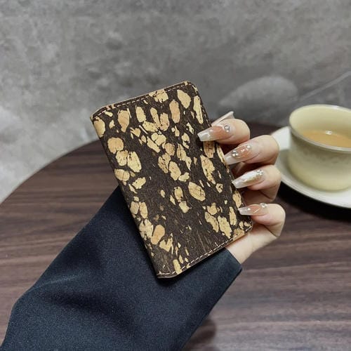 Funda Magnética Ultradelgada Para Tarjetas De Teléfono Denior V15 (Marrón)