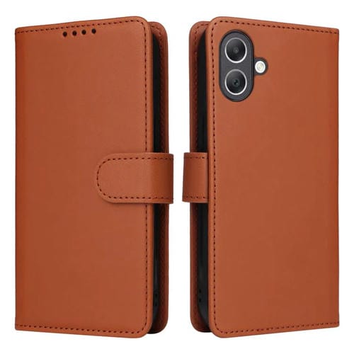 Funda BETOPNICE BN-005 2 en 1 desmontable de imitación de cuero genuino para Samsung Galaxy A07 4G (marrón)
