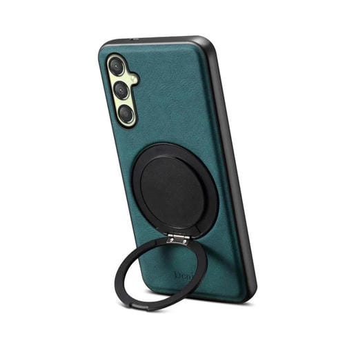 Funda para Teléfono Samsung Galaxy A25 5G Denior A14 Soporte Giratorio Tacto de Piel (Azul)