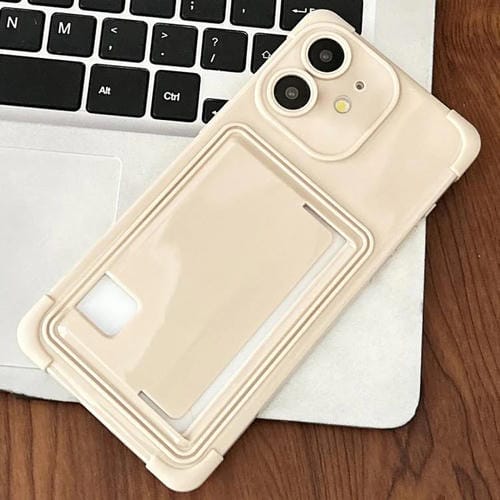 Funda TPU con Ranura para Tarjeta Lateral iPhone 11 (Blanca)