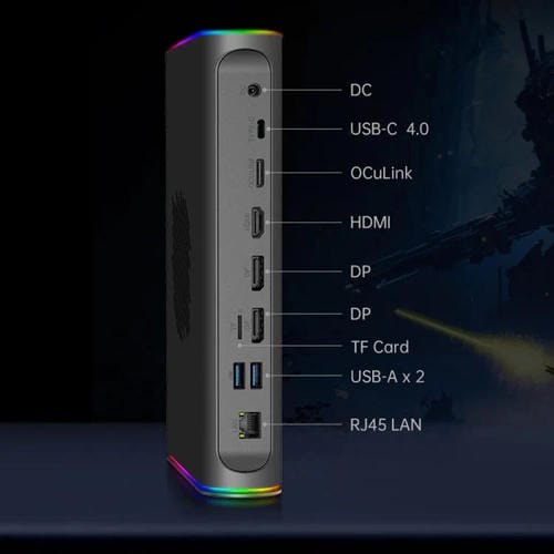 Base de Expansión Portátil One-Netbook Onexgpu2 con AMD Radeon RX 7800M de 12 GB (Enchufe de la UE)