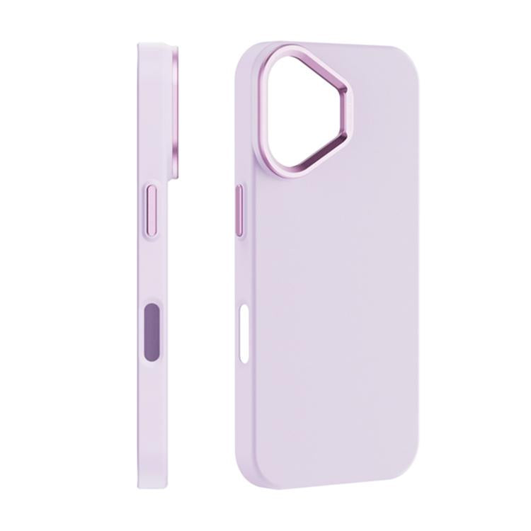 Funda Magnética para iPhone 16 con Tapa Abatible Magsafe (Rosa y Morado)