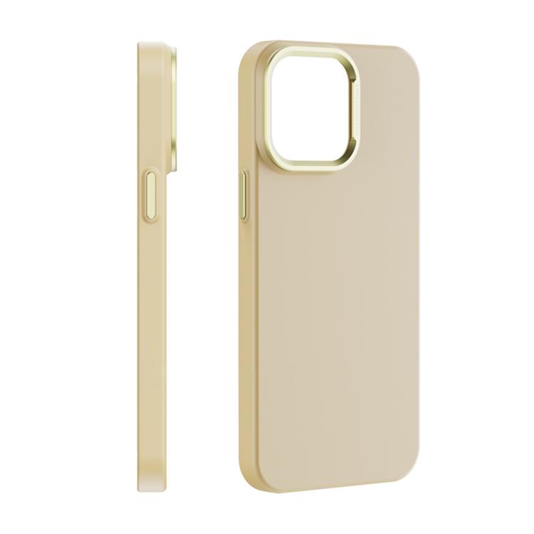 Funda Magnética para Teléfono Magsafe con Flocado para PC para iPhone 14 Pro Max (Bronce)