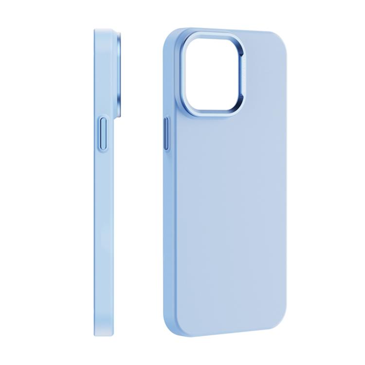 Funda Magnética para Teléfono Magsafe con Flocado para PC para iPhone 14 Pro Max (Azul)
