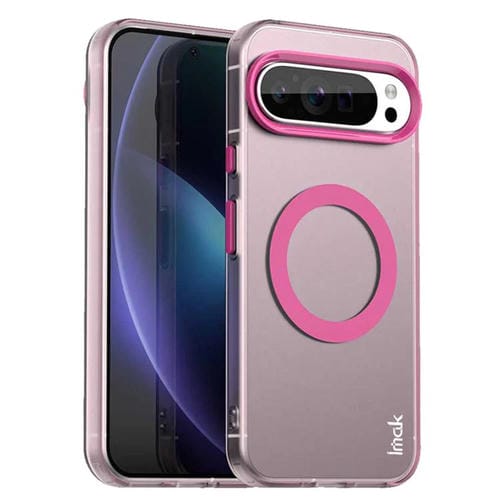 Funda para Teléfono Imak Candy Series a Prueba de Golpes Magsafe para Google Pixel 9/9 Pro (Roja)