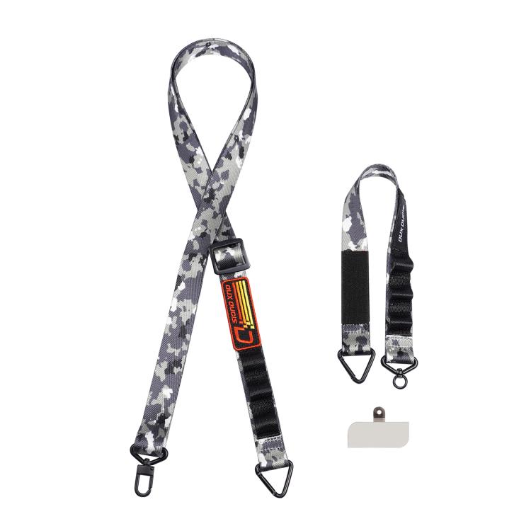 Cordón Ajustable para Teléfono Dux Ducis Serie Outdoor Tipo Bandolera (Verde Camuflaje)