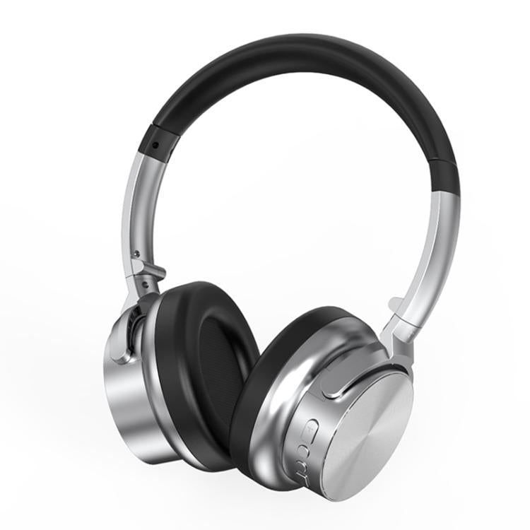 Auriculares Bluetooth A53 Metal Retro Supraaurales Reducción Activa de Ruido ANC (Negro)