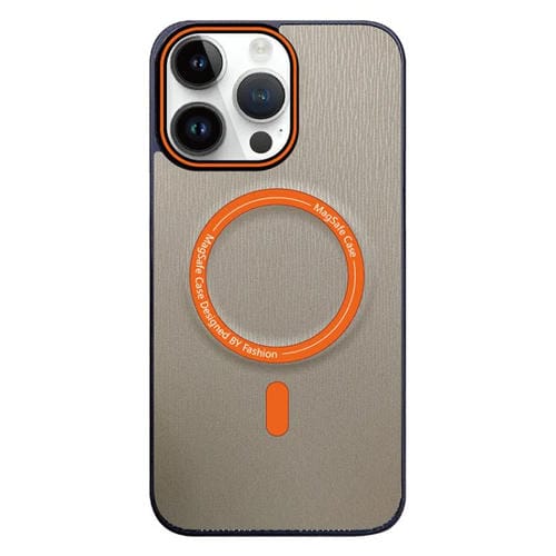 Funda para Teléfono iPhone 14 Pro Textura Madera Imitación Contraste (Dorada)