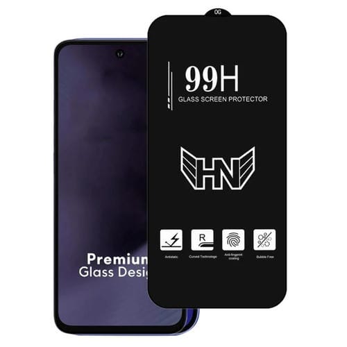 Película de Vidrio Templado de Pantalla Completa con Arco Grande de Aluminio Alto para Xiaomi Poco M6 Plus 5G