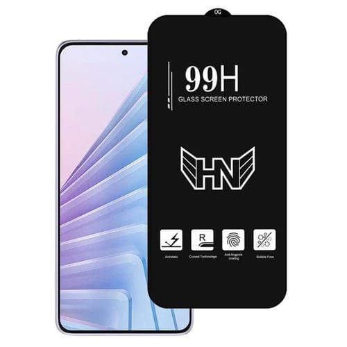 Película de Vidrio Templado de Pantalla Completa con Arco Grande de Aluminio Alto para Redmi Note 14 5G/4G