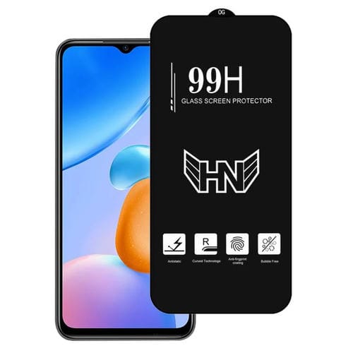 Película de Vidrio Templado de Pantalla Completa con Arco Grande de Aluminio Alto para Redmi 11 Prime 5G