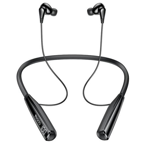 Auricular Bluetooth Yesido YSP22 Banda Cuello Magnético Pantalla Digital (Negro)