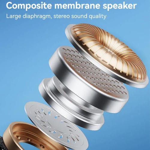 Auricular Bluetooth Yesido YSP22 Banda Cuello Magnético Pantalla Digital (Negro)