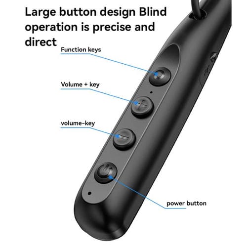 Auricular Bluetooth Yesido YSP22 Banda Cuello Magnético Pantalla Digital (Negro)