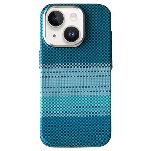 Estuche para Teléfono con Marco de Protección de Lente de Metal Magsafe para iPhone 15 Plus (Verde Luna)