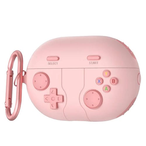 Funda de Silicona para Auriculares Huawei Freebuds Pro 2 Estilo Consola Retro (Rosa)