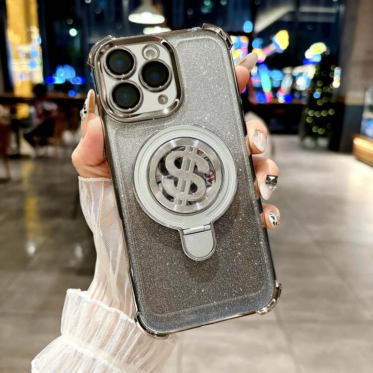 Estuche para TelĂ©fono con Soporte Magsafe y PelĂcula para Lente iPhone 11 Pro Max (Gris Titanio)