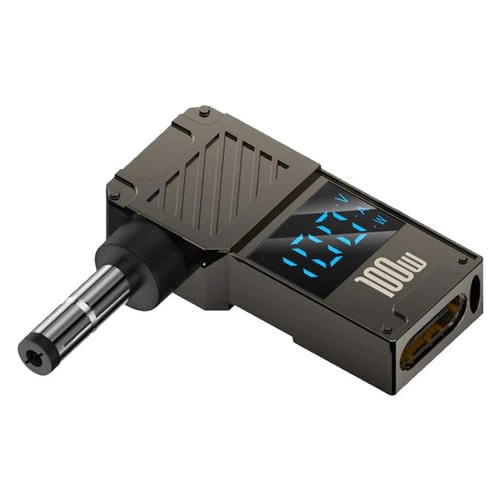 Adaptador de Pantalla Digital Tipo C a CC 4,0 x 1,7 mm para Carga de Computadora 100 W