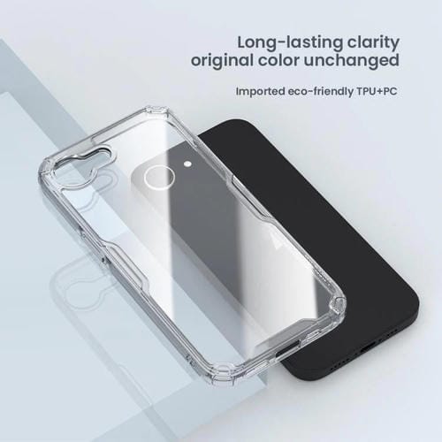 Funda para iPhone 16E Nillkin Ultra Clear PC y TPU (Transparente)