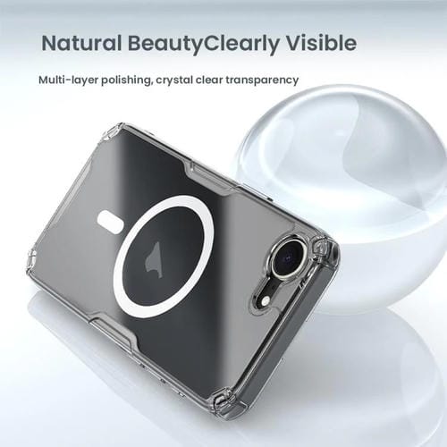 Funda para iPhone 16E Nillkin Ultra Clear Magnetic PC y TPU (Transparente)