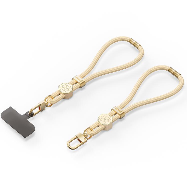 Cordón Ajustable para Teléfono Dux Ducis Serie Garden Diseño Esvástica (Amarillo Esmaltado)