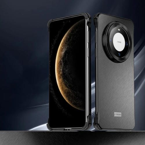 Funda de Metal Microesmerilado Huawei Mate 60 Pro+ para Teléfono (Negra)
