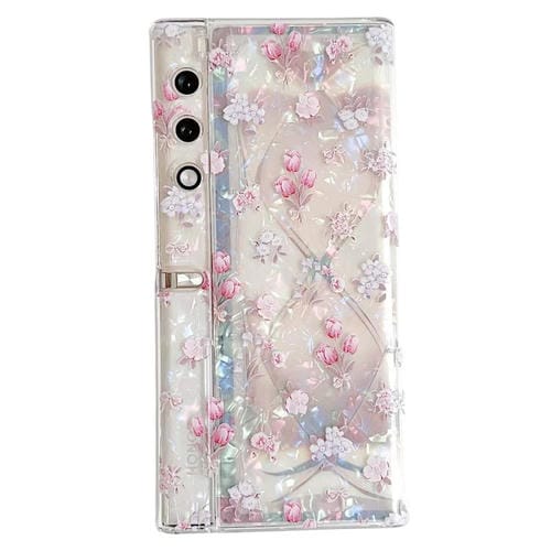 Funda Protectora Tipo Cartera para Honor V con Diseño de Flores (Floral)