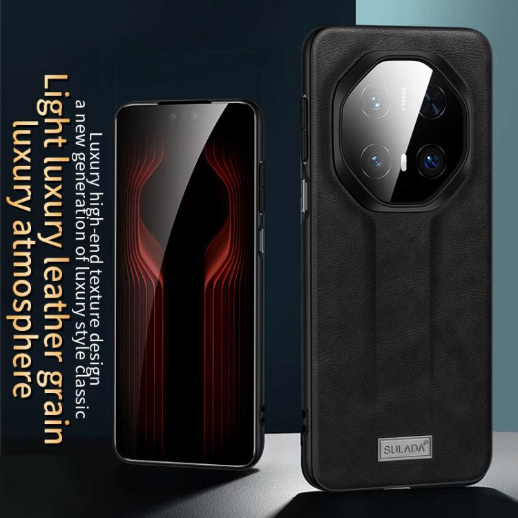 Funda de Teléfono Cuero Híbrido Sulada a Prueba de Golpes TPU para Huawei Mate 70 Rs Ultimate (Azul)