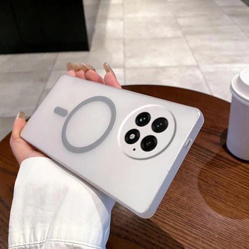 Funda para Teléfono OnePlus 13 Ice Fog Magsafe Orificio Fino (Gris Titanio)