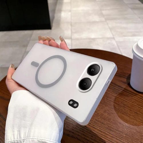 Funda para Teléfono Ice Fog Magsafe para OnePlus Nord 4 5G (Gris Titanio)