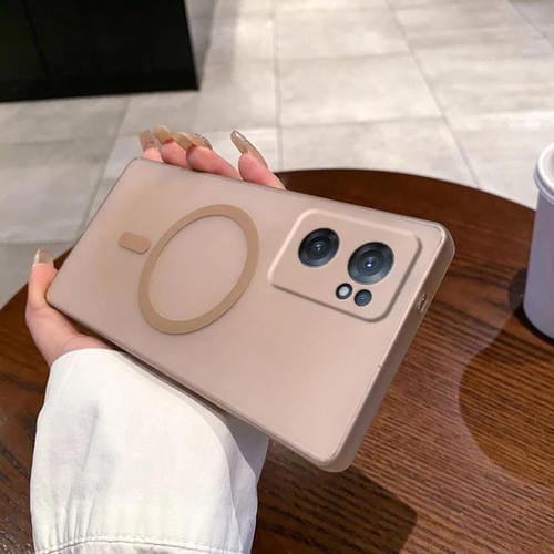 Funda para OnePlus Nord Ce 2 5G con Protección Frío Hielo y Magsafe (Dorada)