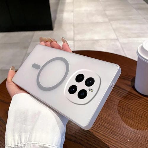 Funda para Teléfono For Honor Magic7 con Protección Contra Frío e Hielo y Orificios Finos Magsafe (Gris Titanio)