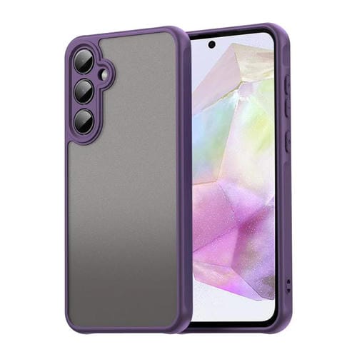 Funda híbrida TPU y PC Fan Dun Series para Samsung Galaxy A35 5G (Morada)