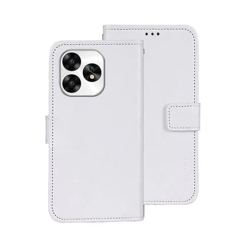 Funda de Cuero Crazy Horse para Umidigi A15 (Blanco)