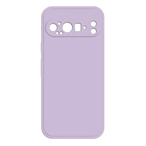 Funda de Silicona Líquida para Google Pixel 9 Pro (Morada)
