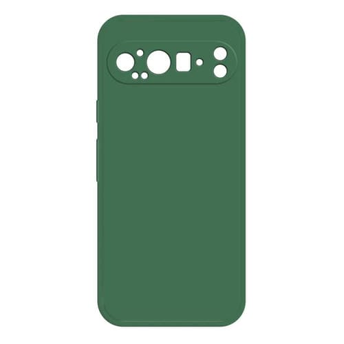 Funda Silicona Líquida Imitación para Google Pixel 9 Pro XL (Verde Oscuro)