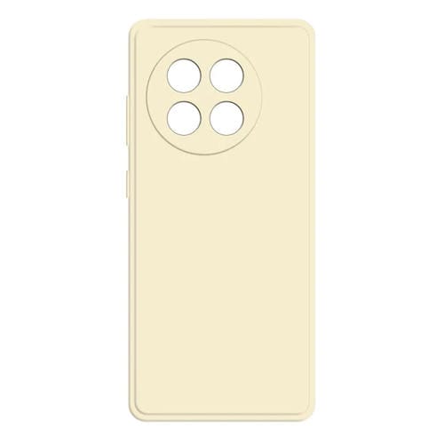 Funda de Silicona Líquida Imitación para OnePlus 13R (Blanca)