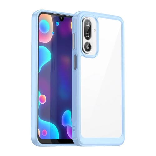 Funda híbrida de acrílico y TPU para Samsung Galaxy M36 5G (azul)