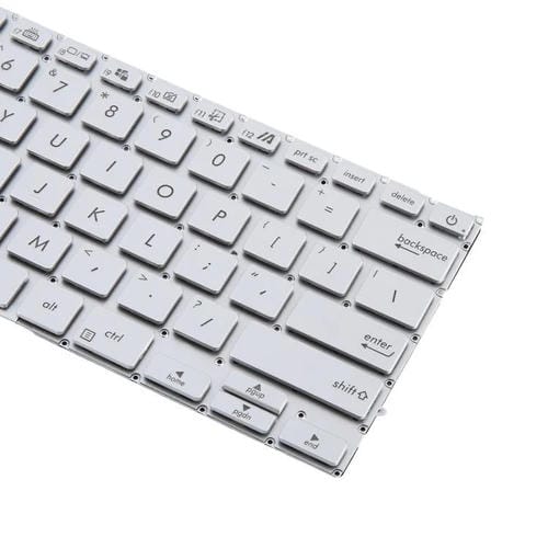 Clavier rétroéclairé Asus Ux431 X431 V431 K431 S431 X431Fac Ux431U Ux431F U4500F (Argenté)
