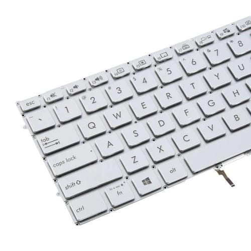 Clavier rétroéclairé Asus Ux431 X431 V431 K431 S431 X431Fac Ux431U Ux431F U4500F (Argenté)