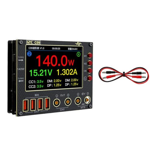 Amperometro Digitale Forma d'onda I2C C09 Modello Host Rilevamento Carico e Misurazione Tensione